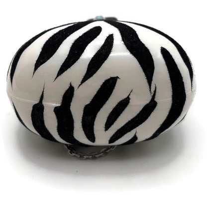 Christopher Radko Viva La Mode Zebra Purse Handbag Christmas Ornament 1012039