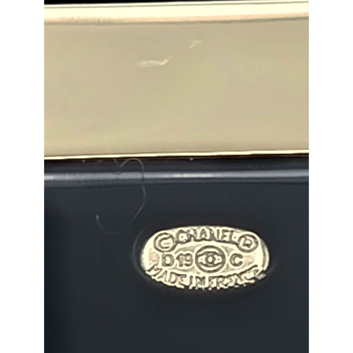 Chanel 19C La Pausa Yacht Stamp Brooch Pin CC Logo Cruise Ship Pea AB0921 Y47494