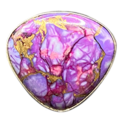 Turquoise Ring 925 Sterling Silver DTR Desert Rose Trading Jay King Purple 7.5
