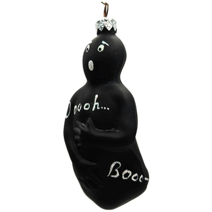 Patricia Breen Oscar Ghost Black Matte Halloween Christmas Tree Ornament