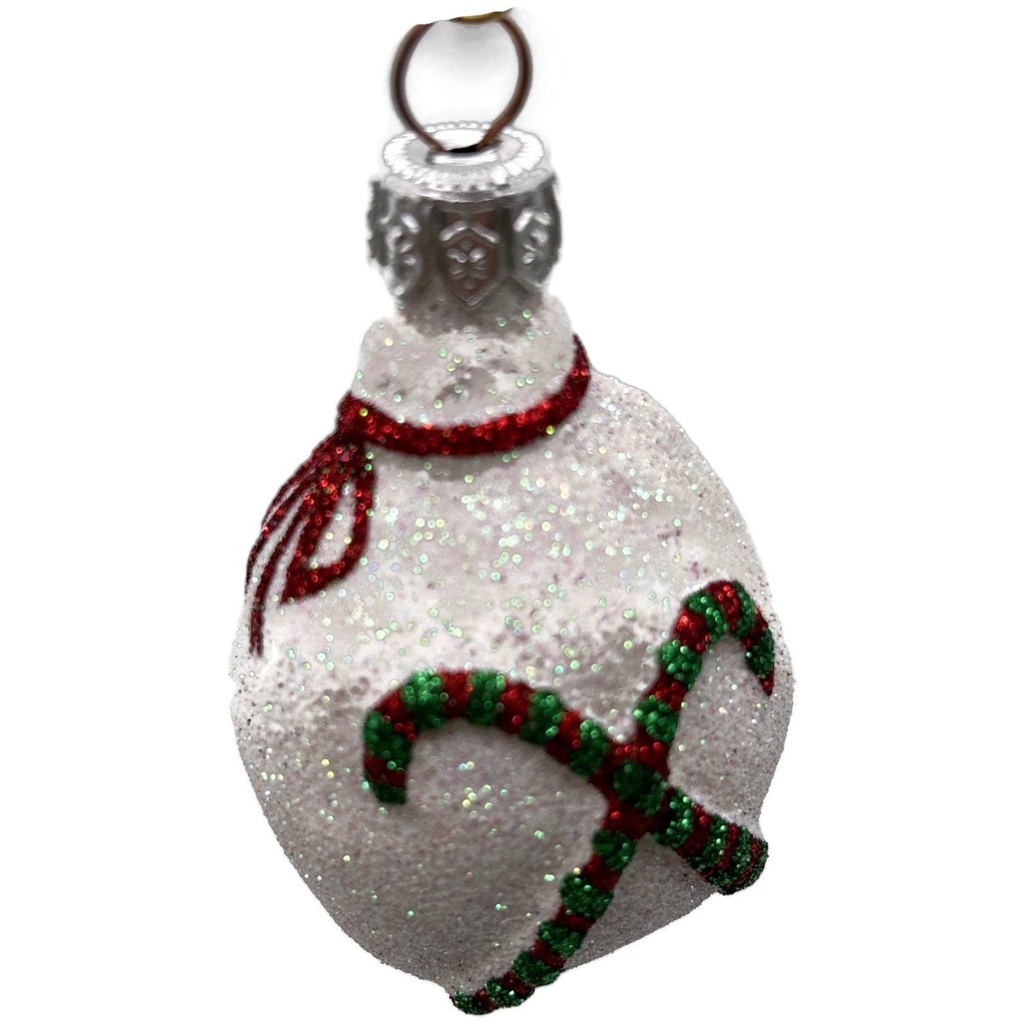 Patricia Breen Peppermint Sack Pearl Candy Canes Striped Christmas Tree Ornament