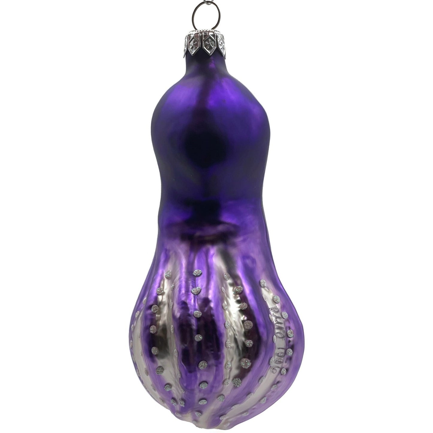 Patricia Breen Olivier Octopus Purple Pearl Accents Nautical Christmas Ornament