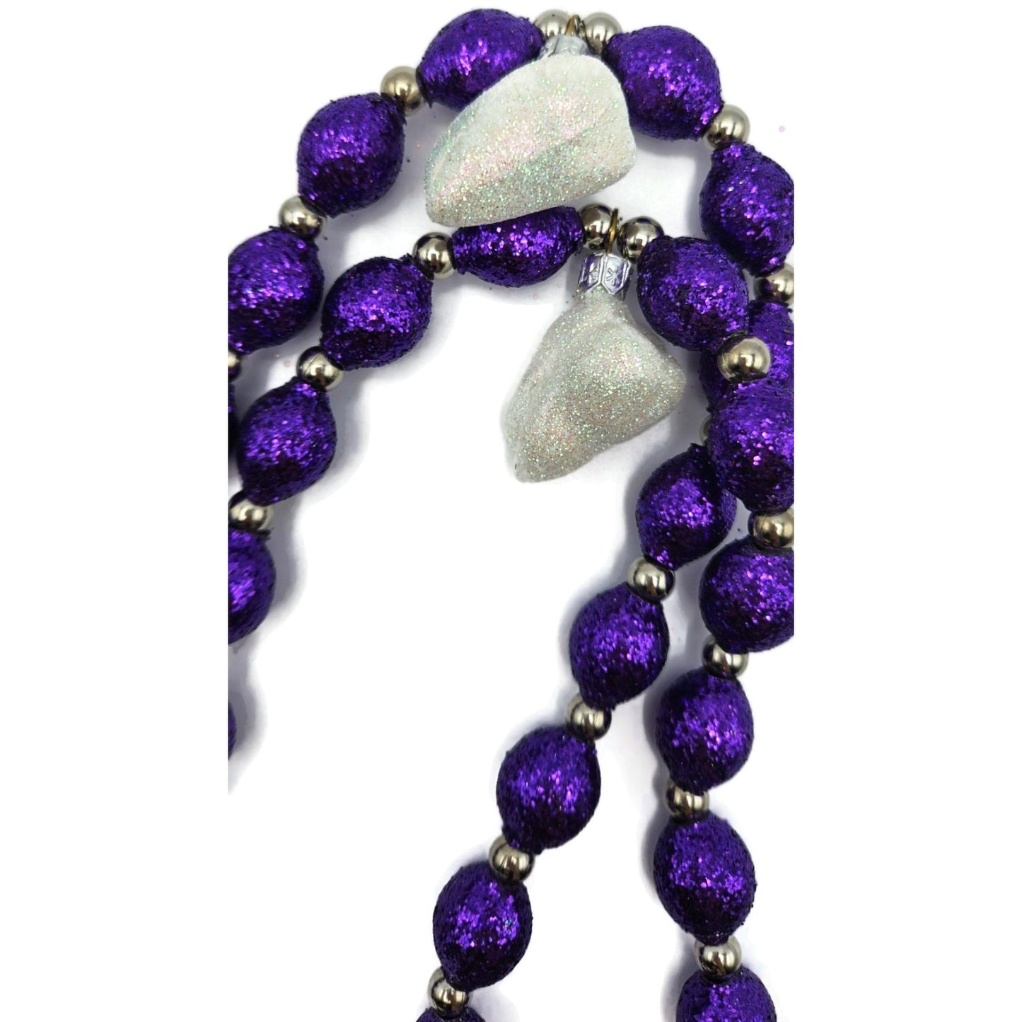 Patricia Breen Tooth Garland White Purple One of a Kind Complimentary Ornament