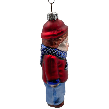 Patricia Breen Henry The Victorian Boy Auburn Hair Red Christmas Tree Ornament