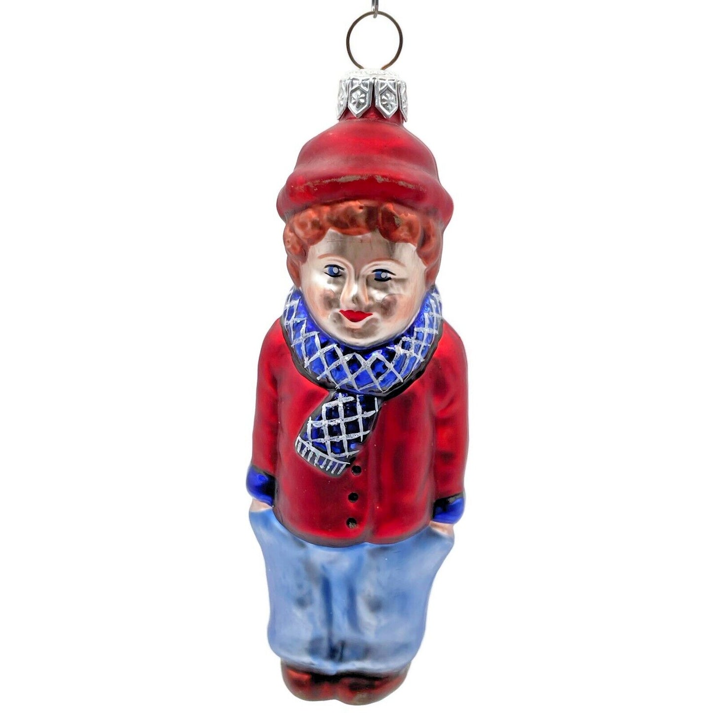 Patricia Breen Henry The Victorian Boy Auburn Hair Red Christmas Tree Ornament