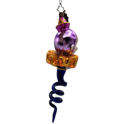 Christopher Radko Clown Snake Corkscrew Spring Twist Halloween Ornament