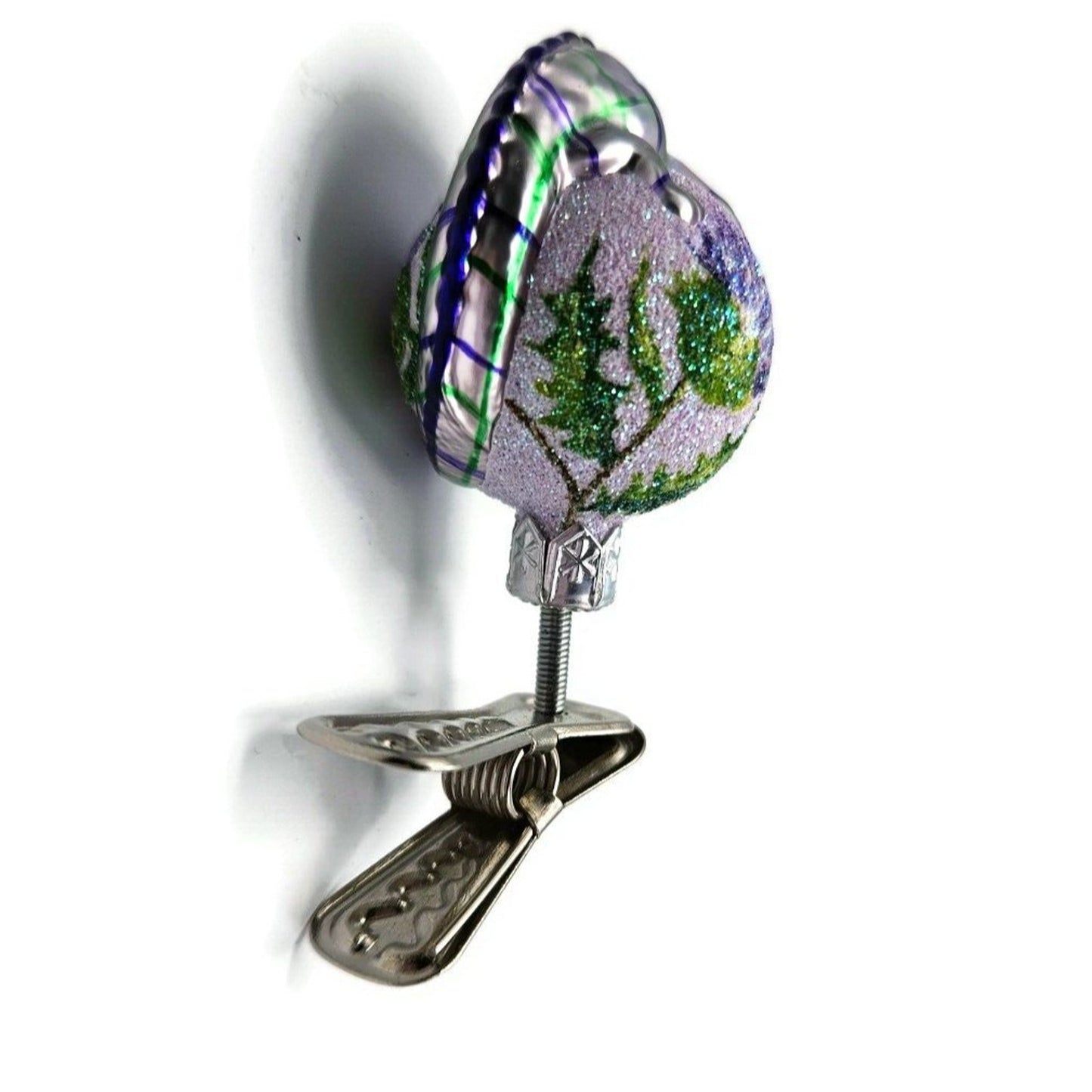 Patricia Breen Ultra Miniature Chameleon Thistle Spring Clip On Ornament 2550