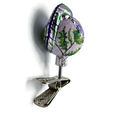 Patricia Breen Ultra Miniature Chameleon Thistle Spring Clip On Ornament 2550