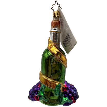 Christopher Radko A Vintage Year 2004 Wine Bottle Christmas Ornament 1010931