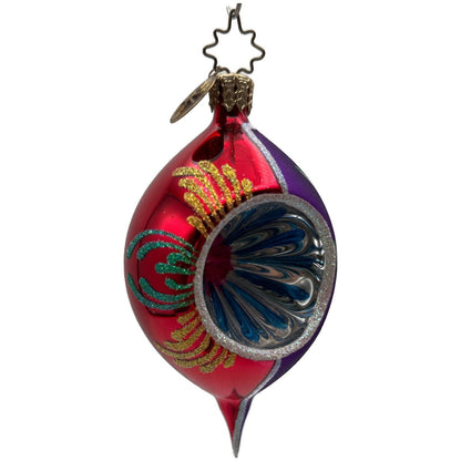 Christopher Radko Fantasia Kensington Glow Reflector Christmas Tree Ornament