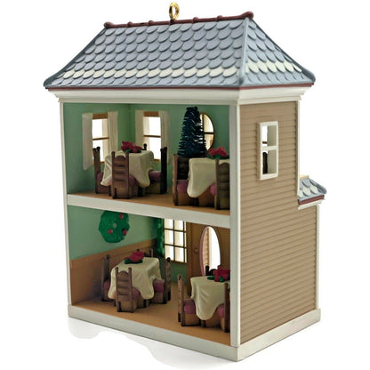 Hallmark Cafe 1997 Nostalgic Holiday Christmas Village Tree Keepsake Ornament