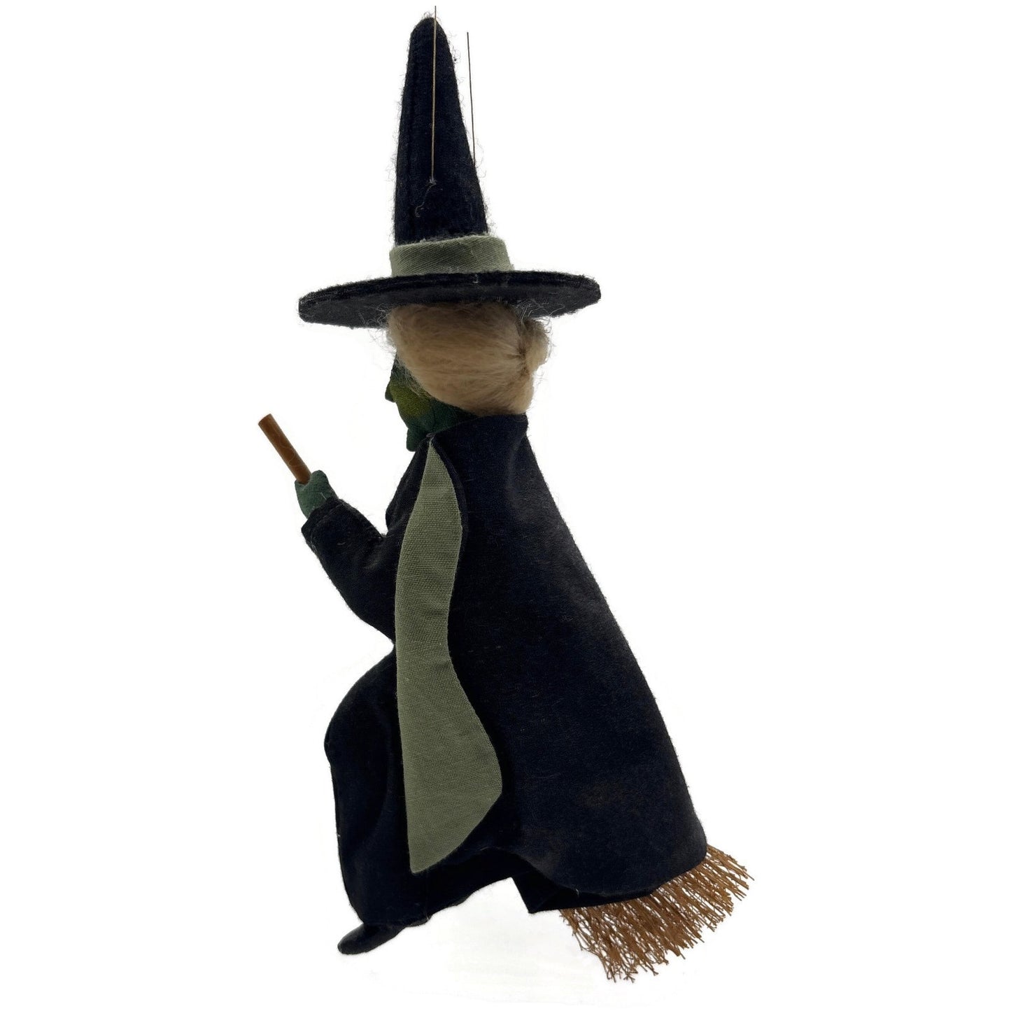 Gladys Boalt Wicked Witch Wizard of Oz Fabric Christmas Tree Ornament Signed