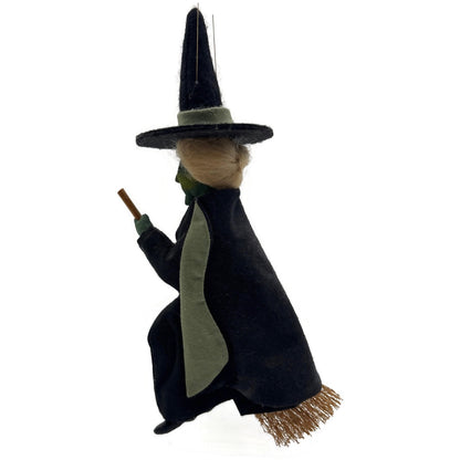 Gladys Boalt Wicked Witch Wizard of Oz Fabric Christmas Tree Ornament Signed