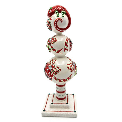 Patricia Breen Miniature Chameleon Finial Jeweled Christmas Tree Topper w/ Stand