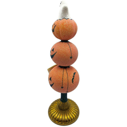 Patricia Breen Ghostly Finial Bats Spiders Jack-O-Lantern Halloween Tree Topper