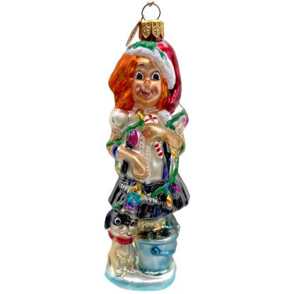 Christopher Radko Eloise At Christmastime Glass Christmas Ornament 00-FAO-02