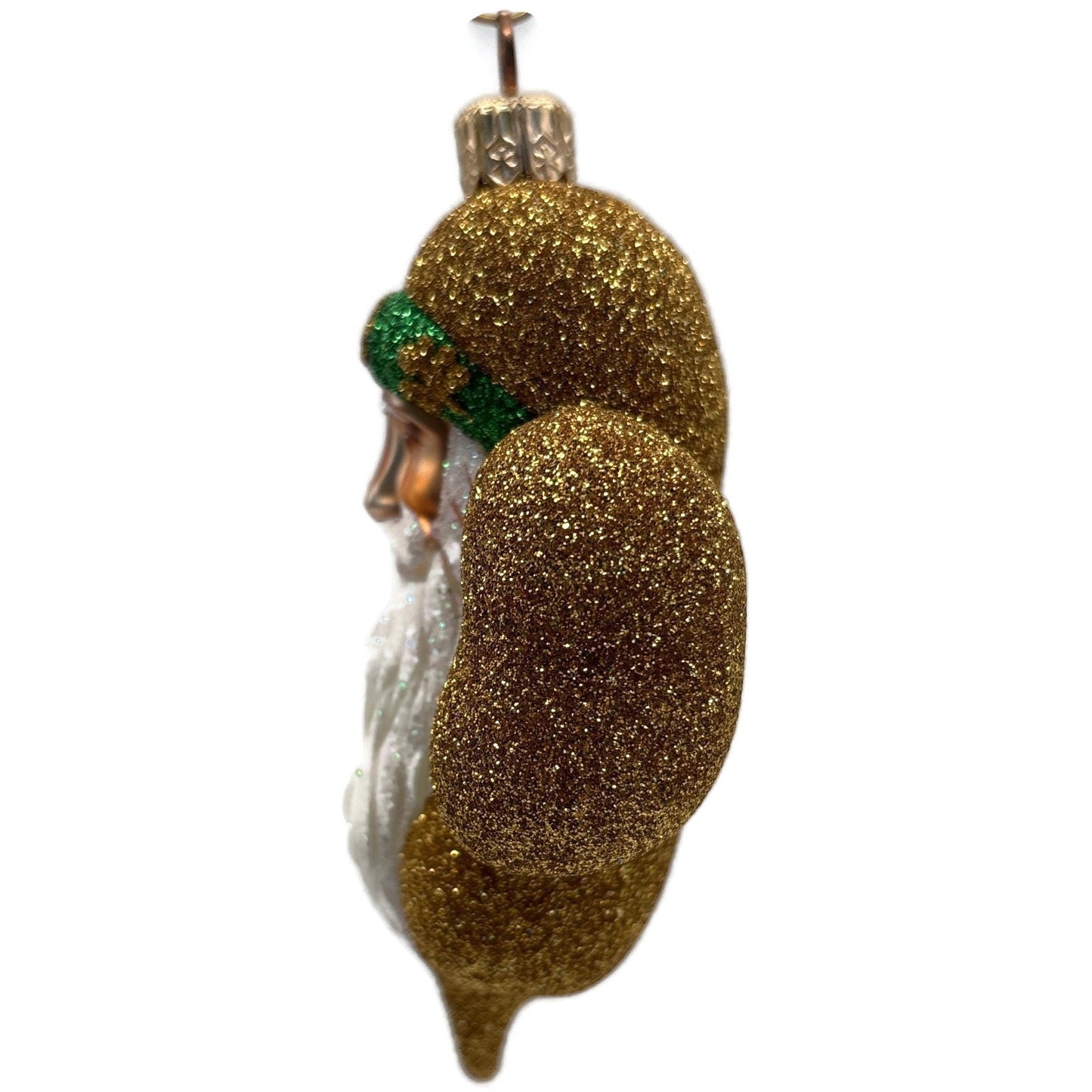 Patricia Breen Eire Santa Gold Shamrock St. Patrick's Christmas Tree Ornament