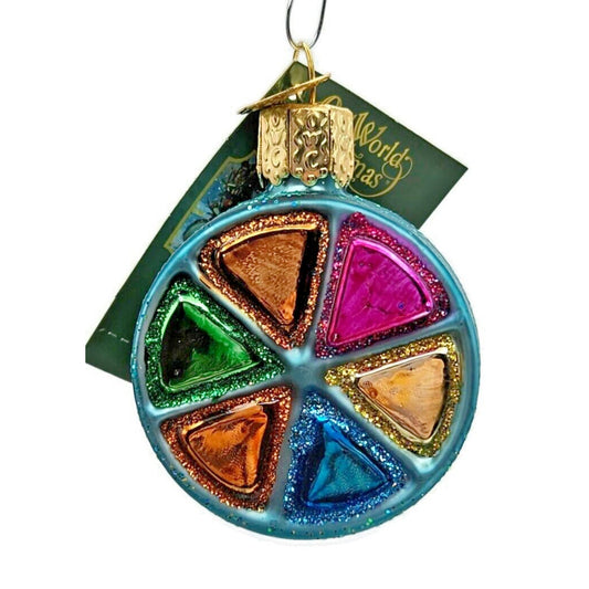 Trivial Pursuit Board Game Old World Christmas Holiday Tree OWC Family Ornament