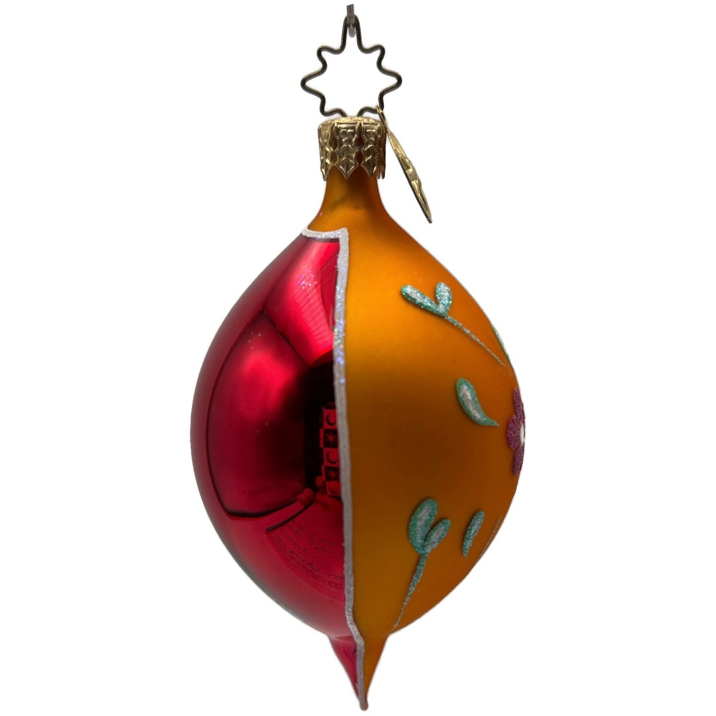 Christopher Radko Fantasia Kensington Glow Reflector Christmas Tree Ornament