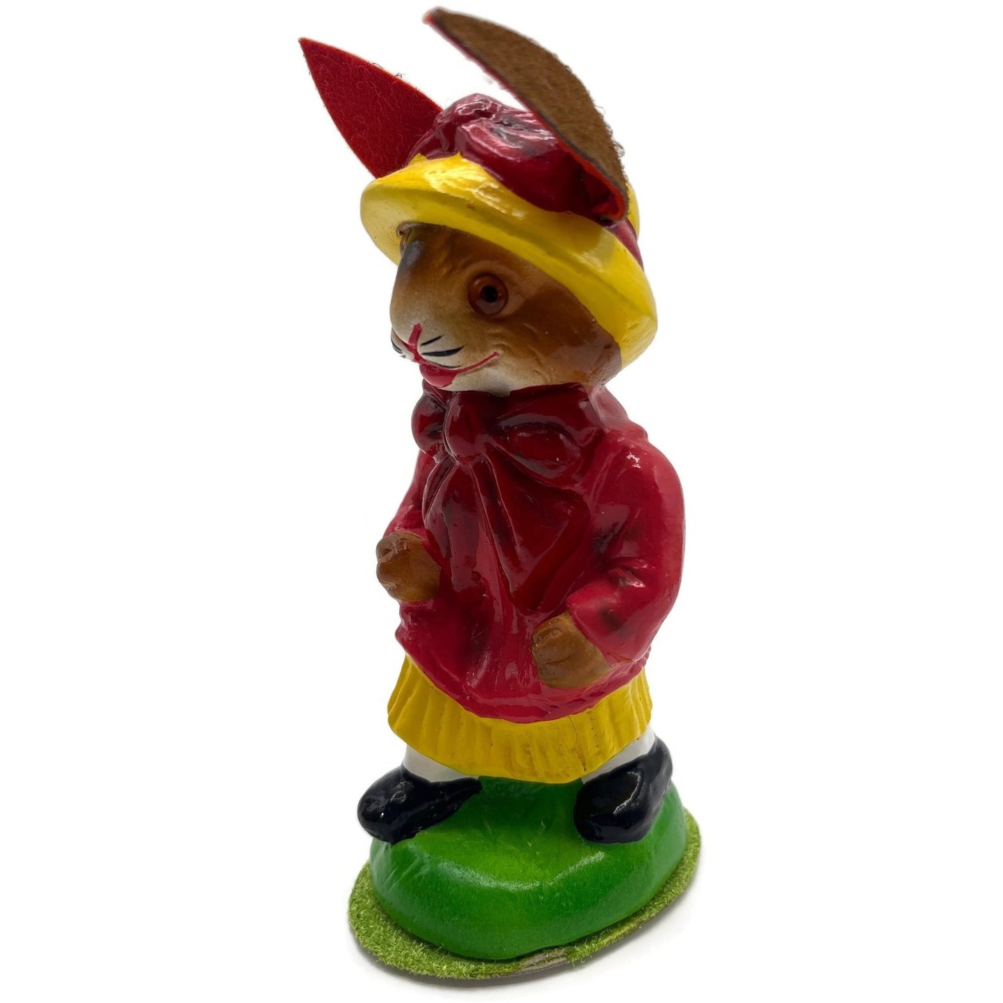 Christopher Radko Ino Schaller Papier Mache Bunny Rabbit Easter Figurine
