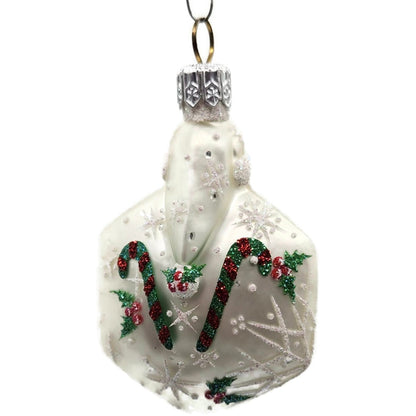 Patricia Breen Snowflake Noel Santa Claus Candy Canes Christmas Tree Ornament