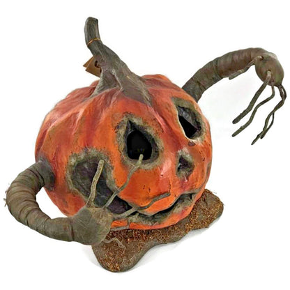Bethany Lowe Halloween Pumpkin Man TD6051 Large 23 inch Paper Mache Figure Rare
