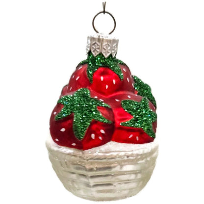 Patricia Breen Strawberry Basket Fruit Spring Dessert Christmas Tree Ornament