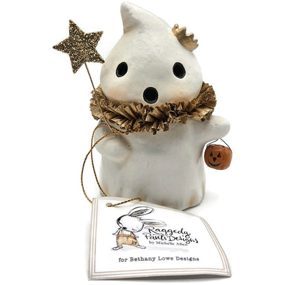 Bethany Lowe Michelle Allen Princess Boo Ghost Resin Halloween Ornament 4.5 inch