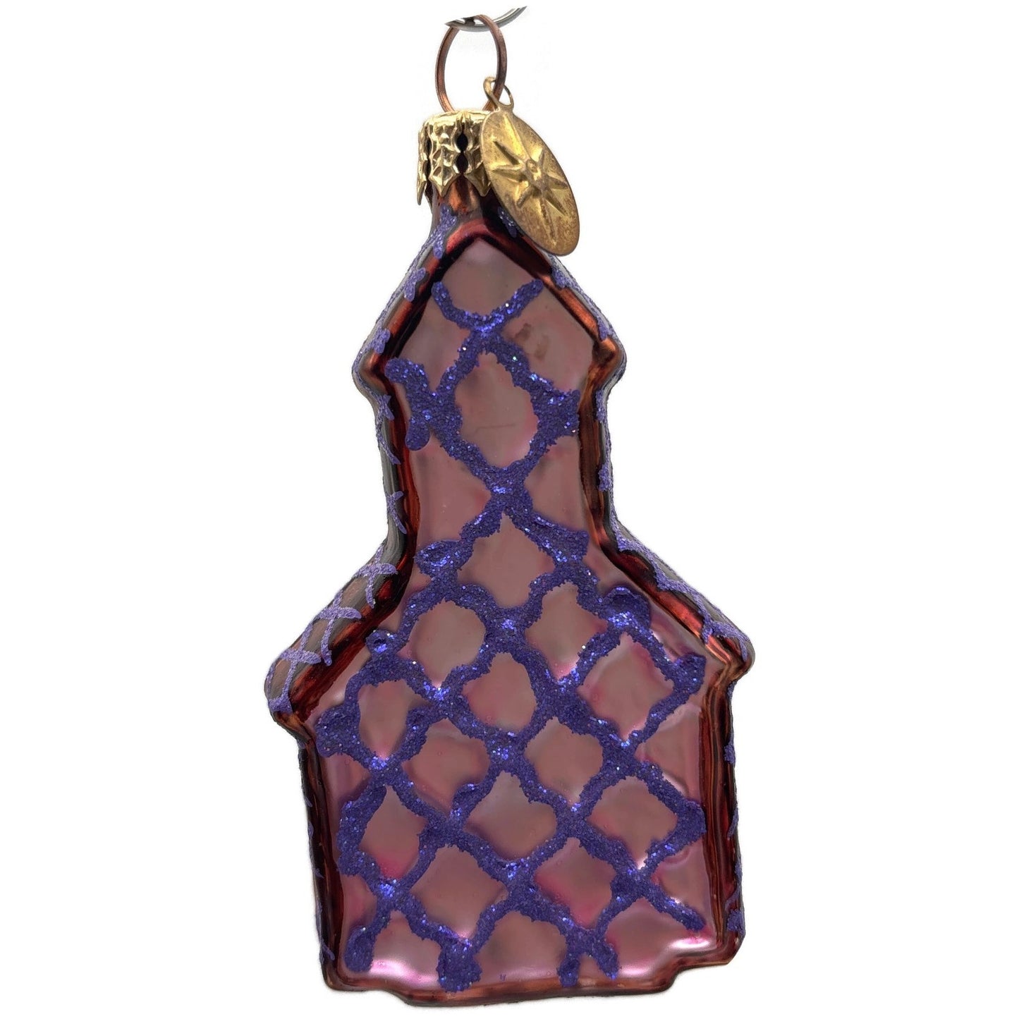 Christopher Radko Ginger Chapel Gem Pink Christmas Tree Ornament 01-0779-0