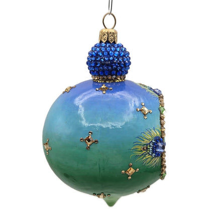 Patricia Breen Ornament Anniversary Reflector Peacock Chameleon Christmas Decor
