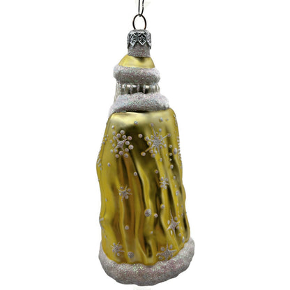 Patricia Breen Santa of the North Citrine Snowflakes Christmas Tree Ornament