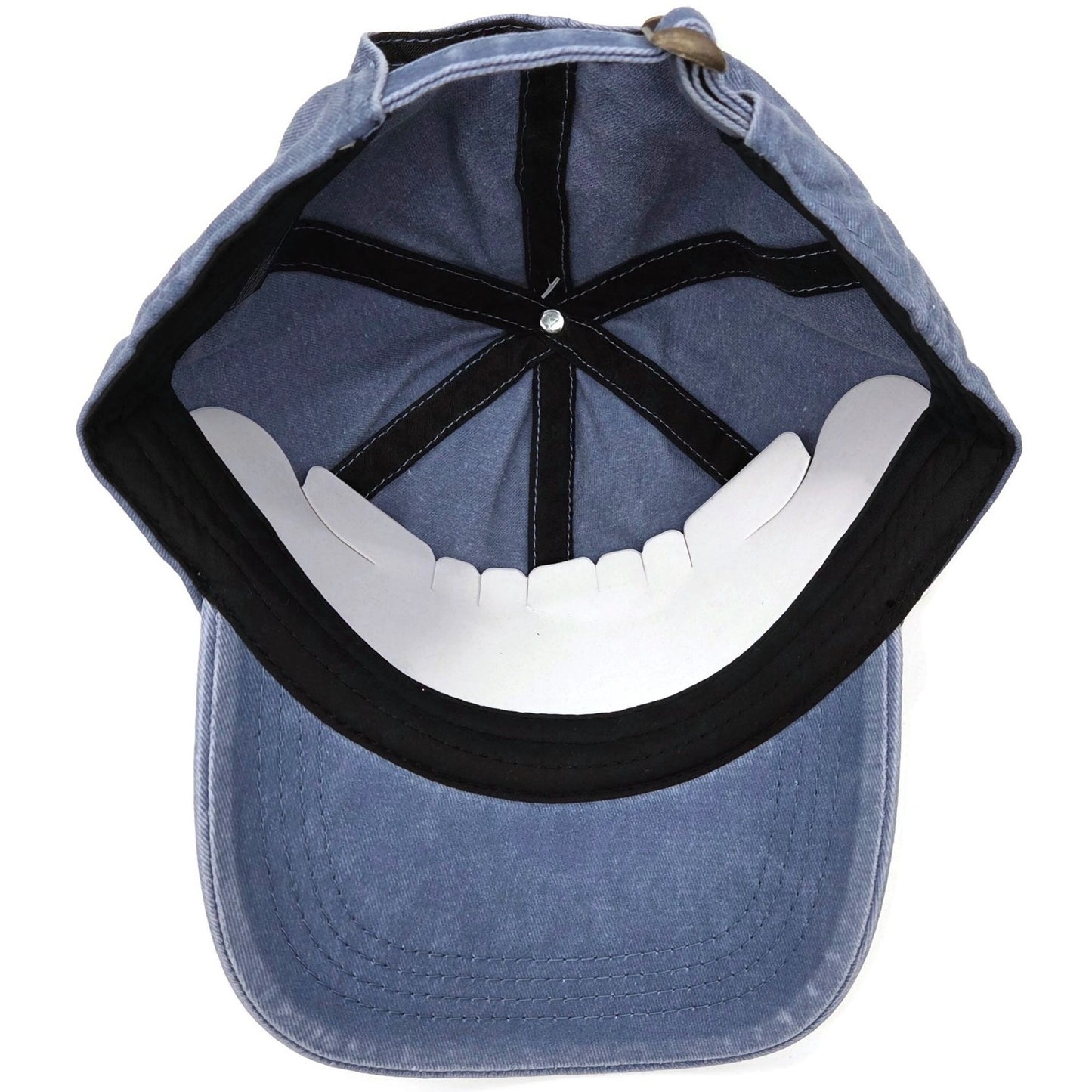 MAMA Baseball Cap Navy Blue Adjustable Hat New Denim Rae Dunn David and Young