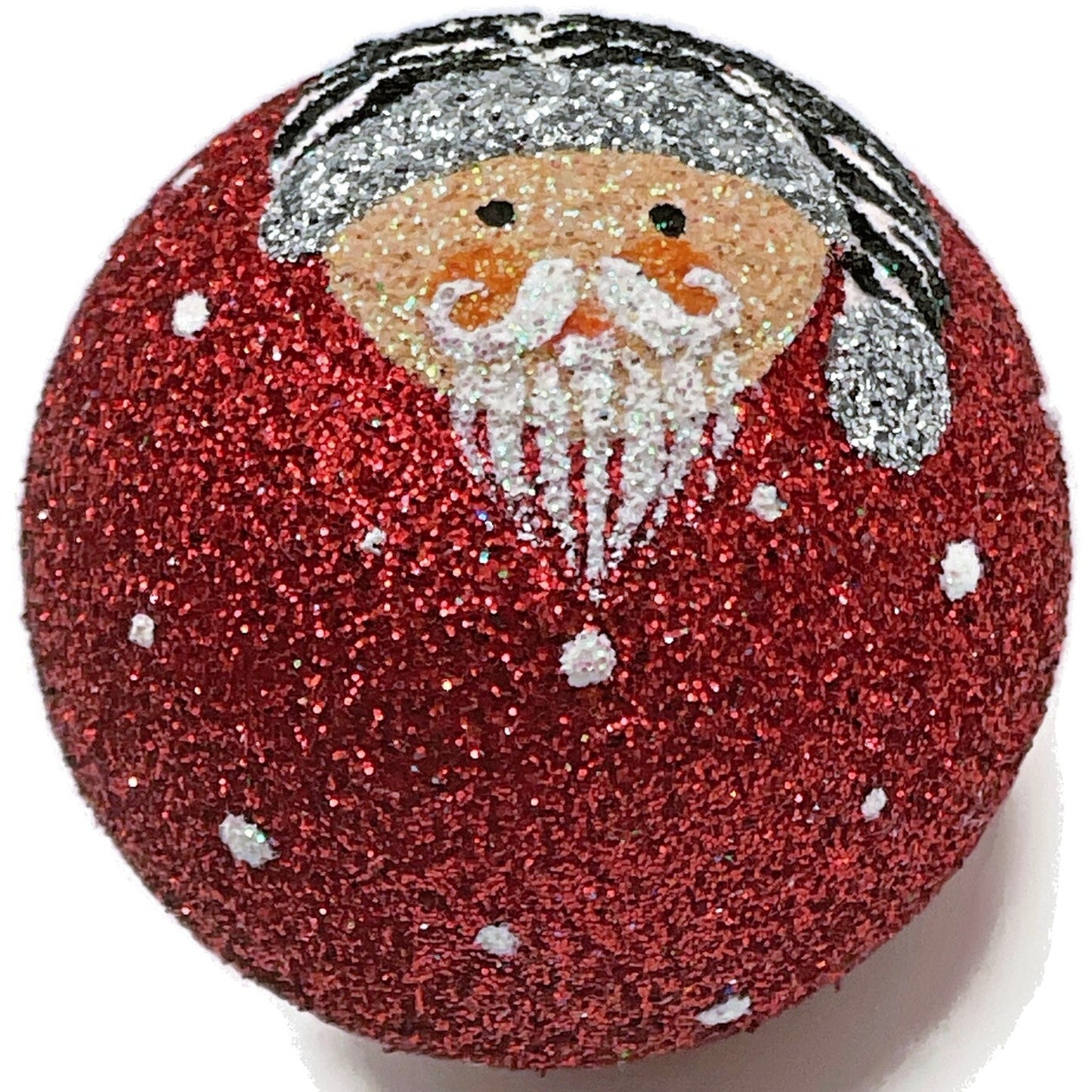 Patricia Breen Studio Gift Ball Santa Claus Zebra Hat Christmas Tree Ornament