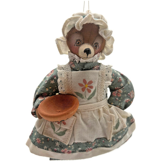 Gladys Boalt Mama Bear Goldilocks and The Three Bears Christmas Ornament Signed