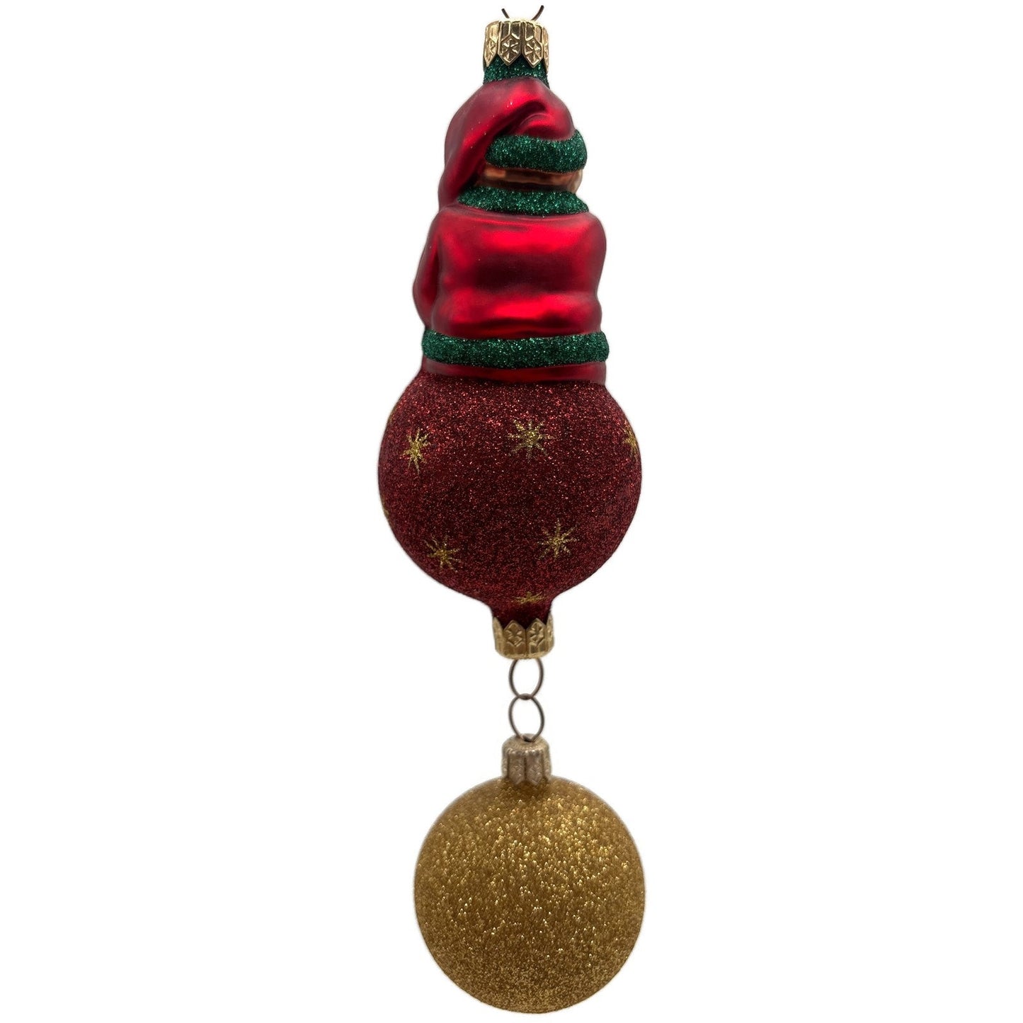 Patricia Breen Jingles The Elf Red Suit Ball Stars Christmas Ornament 9900HCB