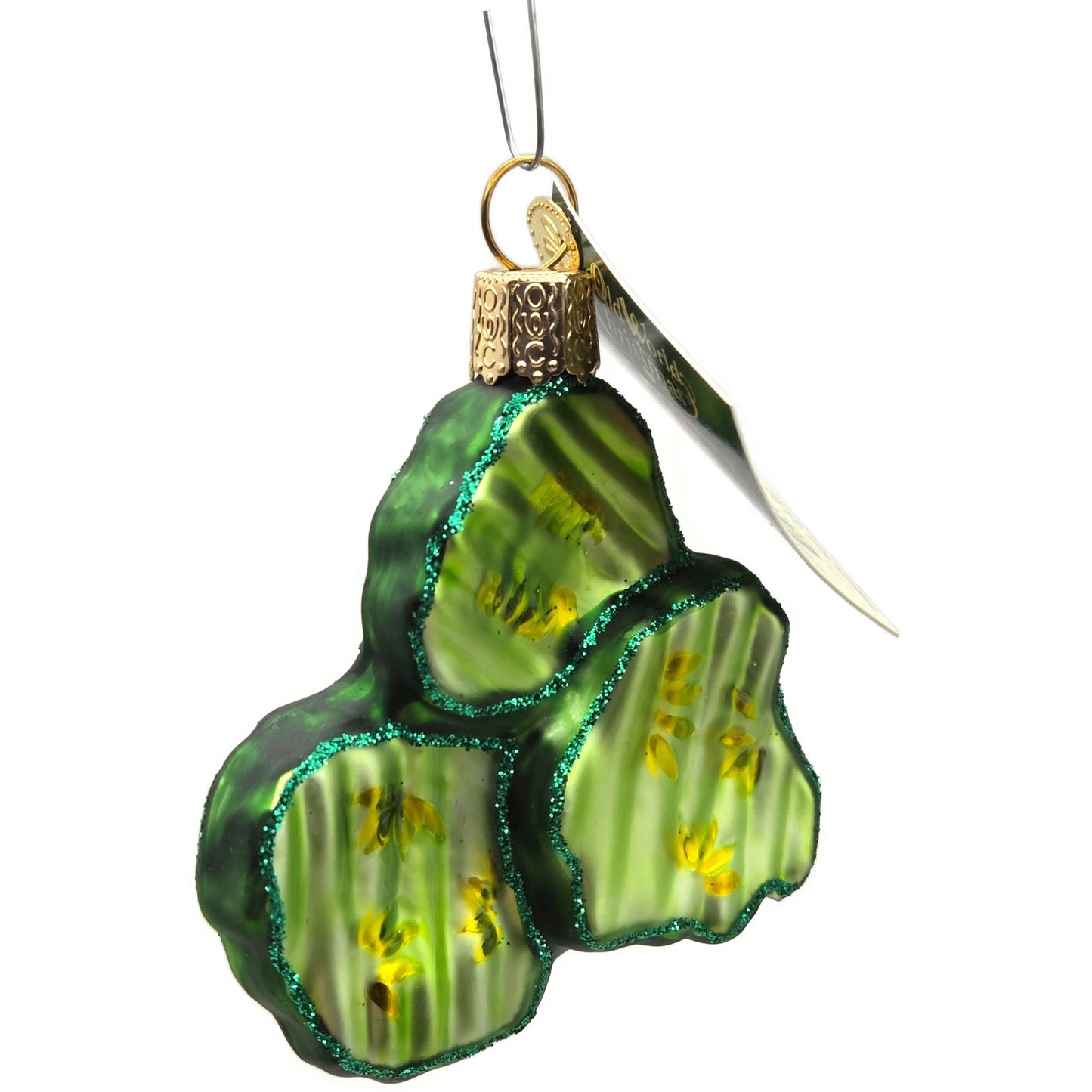 Pickle Chips Ornament: Old World Christmas Green Vegetable OWC