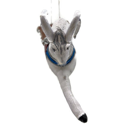 Gladys Boalt Carousel Goat Fabric Animal Handmade Christmas Tree Ornament Signed