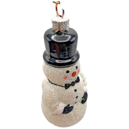 Patricia Breen Classic Snowman Black Hat Bow Tie Mittens Christmas Tree Ornament