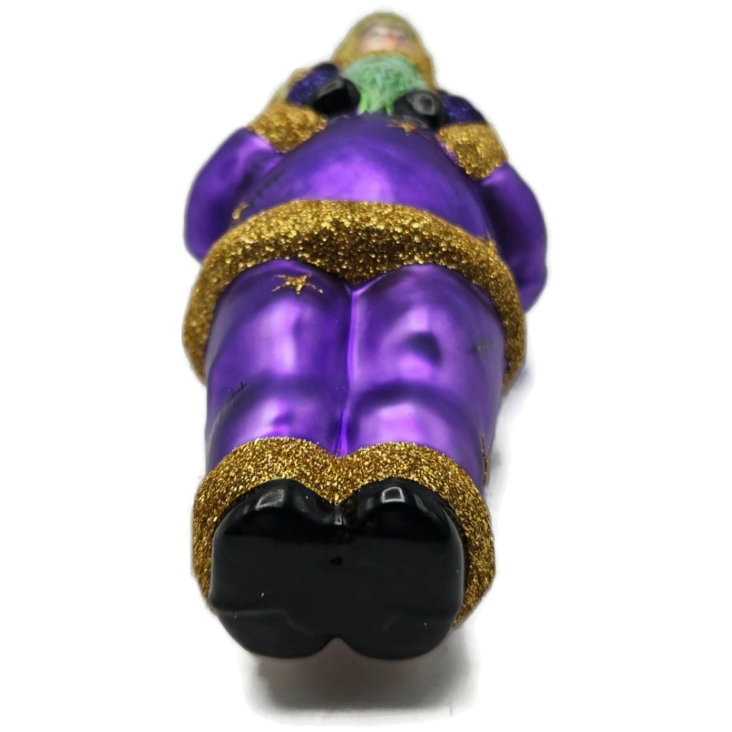 Patricia Breen Carry Me Santa Frankenstein And Leopard Boy Halloween Ornament