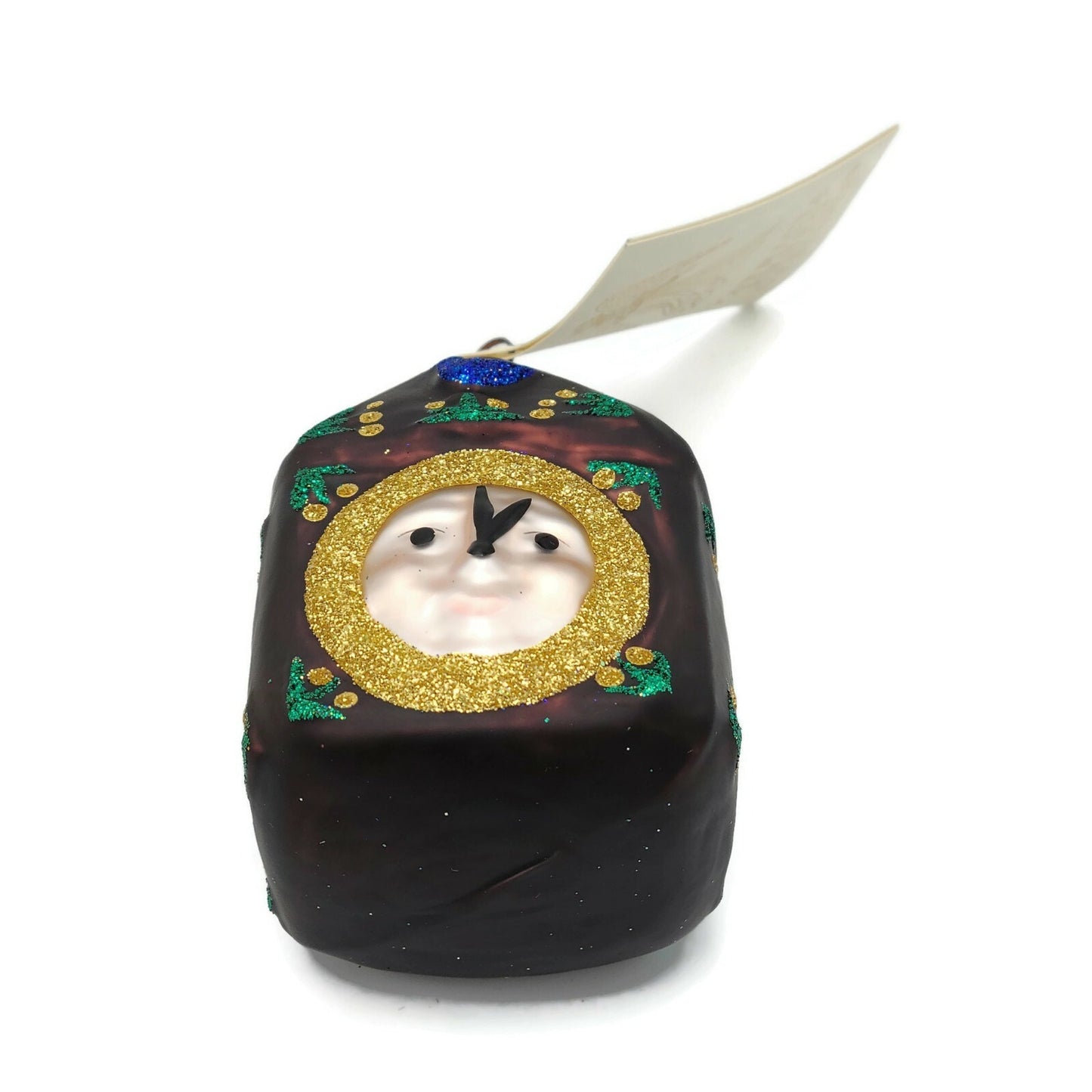 Patricia Breen Hickory Dickory Clock Brown Bird Christmas Tree Holiday Ornament