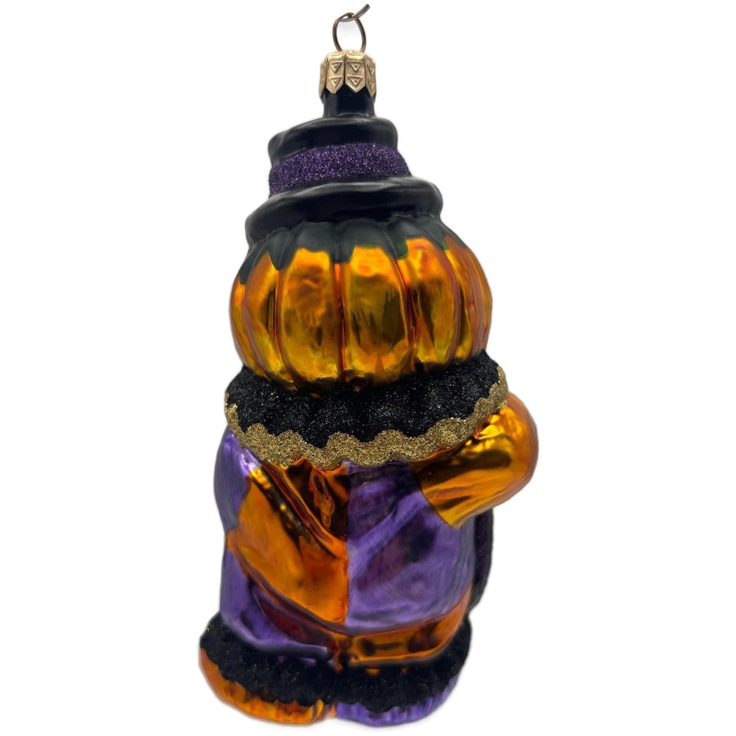 Slavic Treasures Jack's Bat Pumpkin Jack-o-Lantern Halloween Ornament 00-270-A