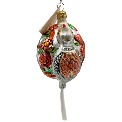 Christopher Radko Two Turtle Doves 12 Days Of Christmas Tree Ornament 9893