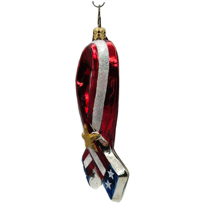 Christopher Radko United for Freedom Patriotic July 4th Tree Ornament 01-1021-0