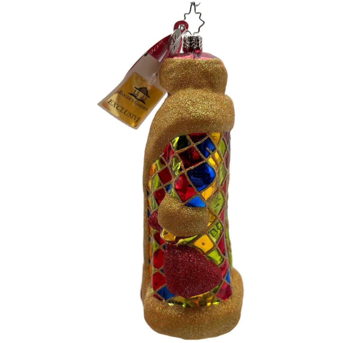 Christopher Radko Russian Harlequin Santa Claus Christmas Tree Ornament 3011318