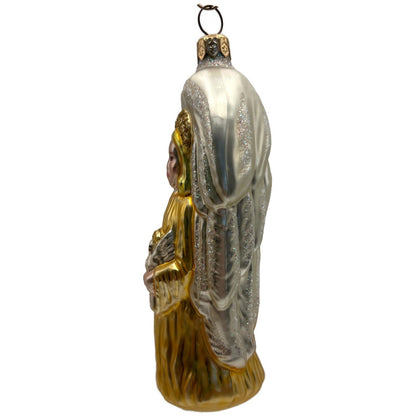 Patricia Breen Angel Of Peace Gold Blonde Glittered Wings Christmas Ornament