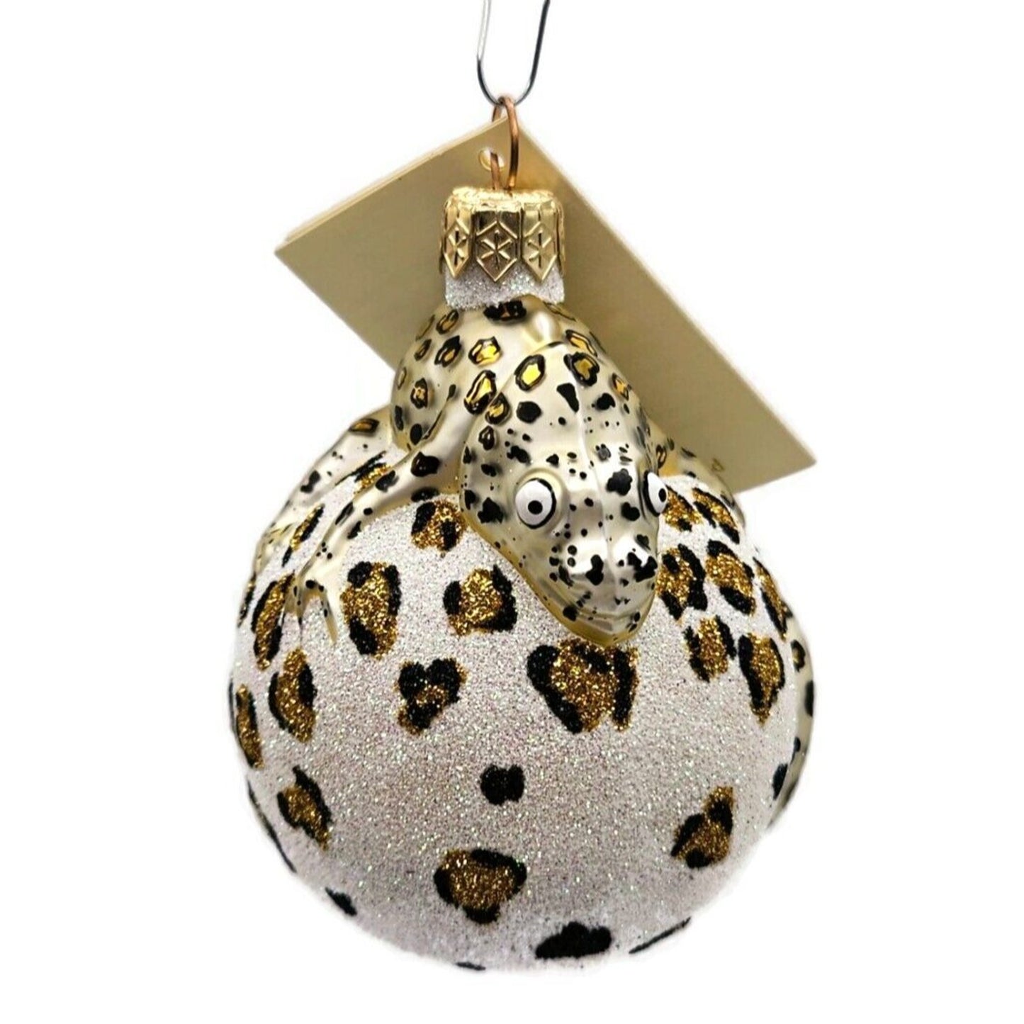 Patricia Breen Chameleon Leopard Animal Prints Christmas Holiday Tree Ornament