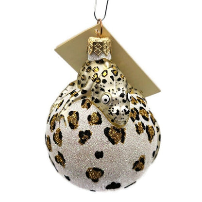 Patricia Breen Chameleon Leopard Animal Prints Christmas Holiday Tree Ornament