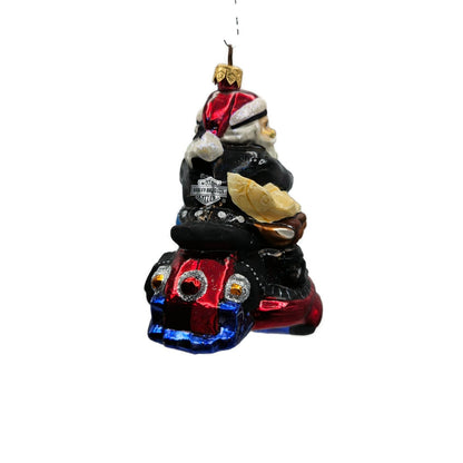 Christopher Radko Harley Davidson Santa Side Car Christmas Ornament 99-HAR-03