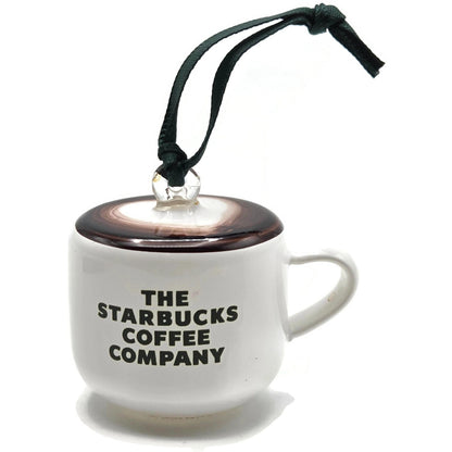 Starbucks Ceramic Mini Cup Coffee Mug Christmas Tree Ornament New 2025 Heart