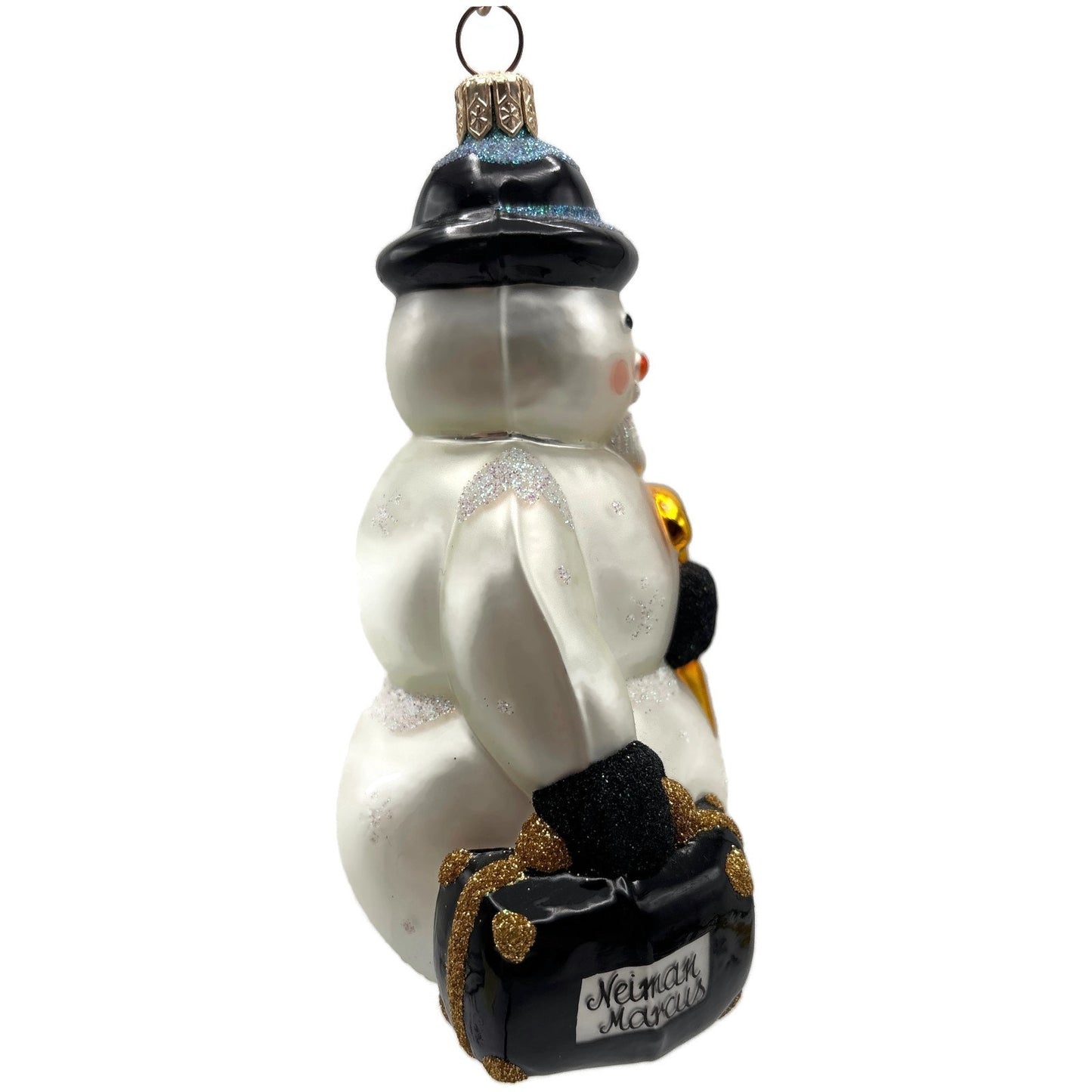 Patricia Breen Professor Mercury Snowman Christmas Tree Ornament Neiman Marcus